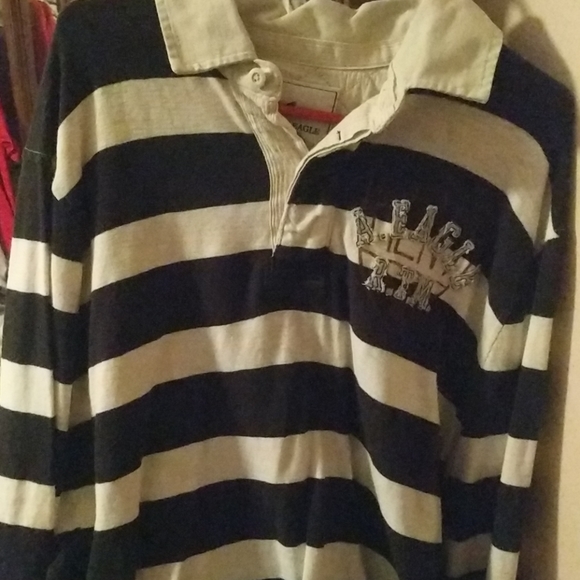American Eagle Outfitters Shirts American Eagle Rugby Shirt Poshmark